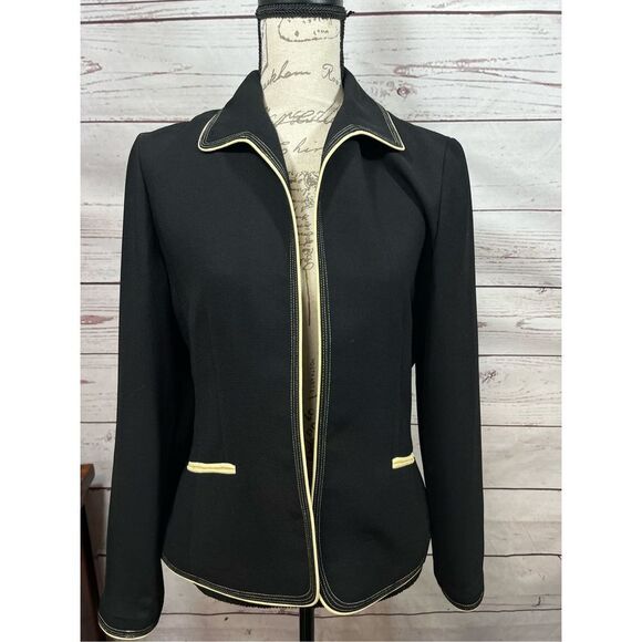 Studio I size 8 jacket with white trim‎ - 2544 - Picture 1 of 4